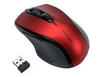 Myš - pre pravákov - optická - bezdrôtová - 2,4 GHz - bezdrôtový prijímač USB - fialovočervená