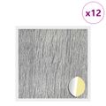 vidaXL Samolepiaci obal na skrutky 12 ks Sivý Sonoma Ø 20 x 0,5 mm