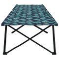 vidaXL Skladacia kempingová posteľ List 2 ks Les 206 x 76 x 74 cm