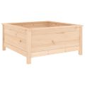 vidaXL Záhradný kvetináč 82,5x82,5x39 cm borovicový masív