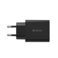 Devia wall charger Rocket PD 45W 1x USB-C black+ cable USB-C - USB-C