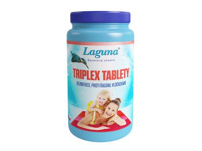 Multifunkčné tablety na chlórovú dezinfekciu bazénovej vody LAGUNA 3v1 Triplex 1,6kg