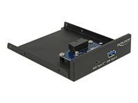 Panel portov úložiska - USB-C, USB 3.1 Gen 1 - čierna