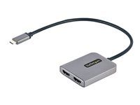 USB-C to HDMI Splitter (MST14CD122HD) - Video adaptér - USB-C s pinmi (male) do HDMI so zdierkami (female) - sivá