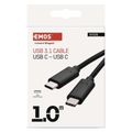 Kábel USB-C 3.1 / USB-C 3.1, EMOS SM7022BL | 1m | 10GBps