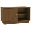 vidaXL TV skrinka medovo-hnedá 70x34x40 cm borovicový masív