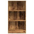 vidaXL Knižnica staré drevo 60x24x109 cm kompozitné drevo
