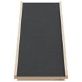 vidaXL Rampa pre psa šedá 100x40 cm jedľové masívne drevo