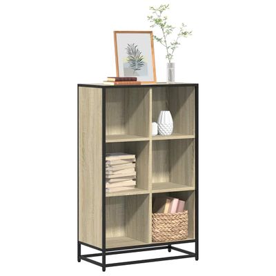 vidaXL Knižnica dub sonoma 65,5x33x107,5 cm kompozitné drevo