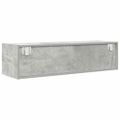 vidaXL TV skrinka 100 x 31 x 25,5 cm Betónovo sivá Kompozitné drevo