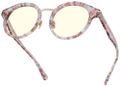 GUNNAR kancelářske/herní brýle FLOWER POWER PRETTY IN PINK * čírá  skla * BLF 35  * GUNNAR focus Brýle, kancelárské, herní, bílo-ružové obroucky, cirá skla