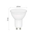 LED žiarovka GoSmart MR16 / GU10 / 4,8 W (35 W) / 400 lm / RGB / stmievateľná / Zigbee