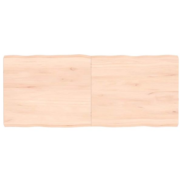 vidaXL Stolová doska 120x50x(2-6) cm neošetrený masív živé hrany