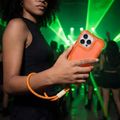 Puzdro Safepop s popruhom pre iPhone 14 6,1" oranžová
