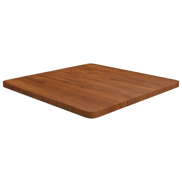 vidaXL Štvorcová stolová doska tmavohnedá 60x60x2,5 cm lakovaný dub