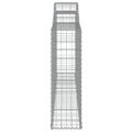 vidaXL Oblúkové gabiónové koše 10 ks 300x30x100/120cm pozinkov. železo