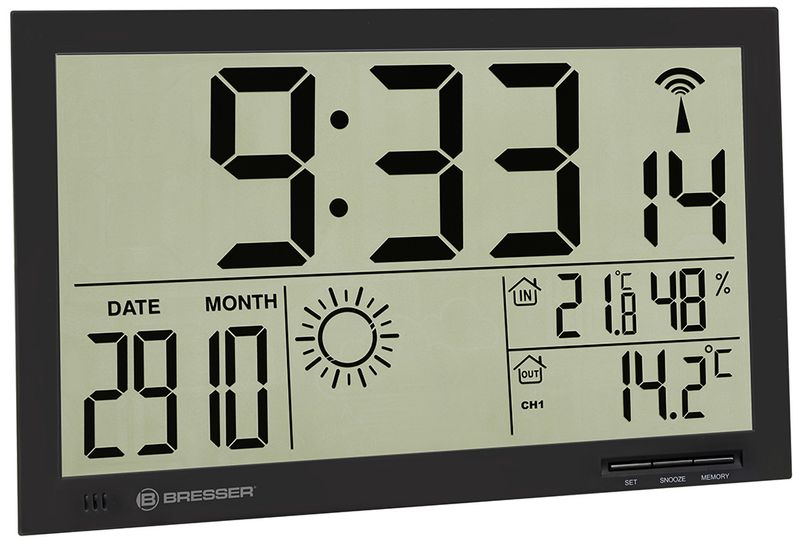 Nástenné hodiny Bresser MyTime Jumbo LCD