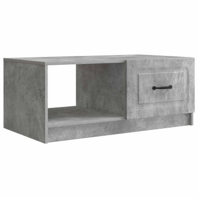 vidaXL Konferenčný stolík Betónovo sivá 90 x 50 x 37 cm
