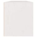 vidaXL Nástenné skrinky 2 ks biele 60x30x35cm masívne borovicové drevo