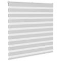 vidaXL Zebra roleta svetlosivá 140x100cm šírka látky 135,9cm polyester