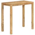 vidaXL Barový stôl 112x55x108 cm masívne mangovníkové drevo