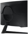Samsung Odyssey/G55C/27"/VA/QHD/165Hz/1ms/Black/2R LED monitor, herní, prohnutý, 26,9", VA, 2560×1440, 16:9, 165Hz, 1ms, 300cd/m2, 2500:1, HDMI, DisplayPort, VESA, en. tr. F, cerný