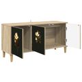 vidaXL TV skrinka BREMEN 102 x 33 x 50 cm Sonoma Kompozitné drevo
