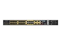Prepínač - riadený - 8 x 10/100 (PoE) + 16 x SFP + 2 x kombinácia Gigabit SFP - desktop, Lze montovať do rozvádzača - PoE - repasované