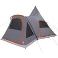 vidaXL Teepee stan pre 5 osôb 5 osoba Šedá a oranžová