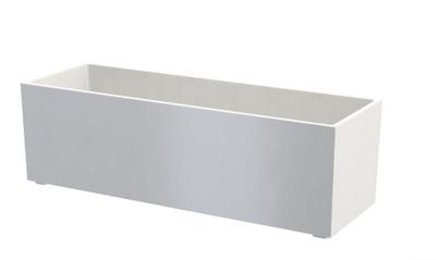 Granisil granitový květináč KUBI 90 cm Biely