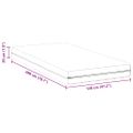 vidaXL Matrac s kokosovou vrstvou Stredne tvrdý 120 x 200 cm Biela