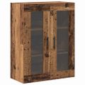 vidaXL Highboard 2 ks Staré drevo 69,5 x 34 x 180 cm Kompozitné drevo
