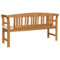 vidaXL Ružová lavička Prírodná 157 x 46 x 82,5 cm Pevné akáciové drevo