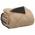 vidaXL Letná prikrývka 200 x 200 cm Leto 200 gsm Čierna a taupe