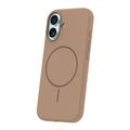 Silikónové puzdro Thin Mag pre iPhone 17 6,3" / 18 6,3" hnedé