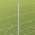 vidaXL Vonkajšie divoké oplotenie s posteľami 25 x 1,6 m Strieborná