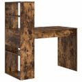 vidaXL Stôl Dymová dub Kompozitné drevo 113 x 54 x 120 cm