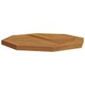 vidaXL Stolová doska 50x50x2,5 cm osemuholník masívne teakové drevo