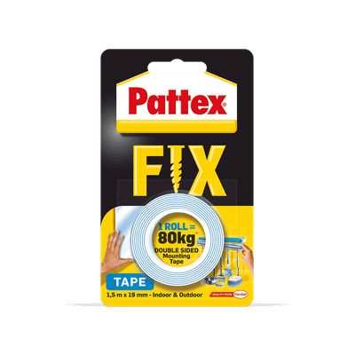 1684211 Pattex Oboustranná lepicí páska - 80 kg, 1,5 m