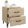 vidaXL Nočné stolíky 2 ks dub sonoma 40x35x47,5 cm