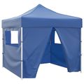 vidaXL Párty stan 291 x 291 x 315 cm Modrá Oxfordská látka