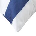 vidaXL Dekoratívne vankúše 4 ks modro-biele pruhované 60x60 cm látka