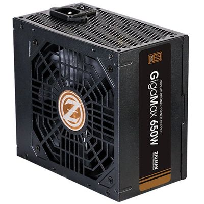Zalman zdroj ZM650-GVII GigaMax 650W/ ATX / akt. PFC / 120mm ventilátor / 80PLUS Bronze Zdroj, ATX, 650W, aktívny PFC, 120mm ventilátor, 80PLUS Bronze