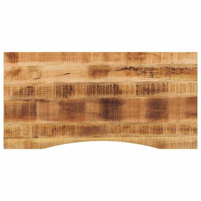 vidaXL Stolová doska so zakrivením 120x50x2,5 cm surový mangový masív