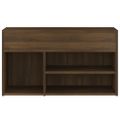 vidaXL Lavica na topánky hnedý dub 80x30x45 cm spracované drevo