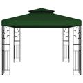 vidaXL Altánok 3 x 3 x 2,68 m Zelená Polyester a oceľ