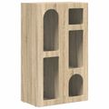 vidaXL Servírovacia skriňa ELST Sonoma dub 59 x 35 x 100,5 cm