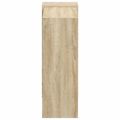 vidaXL Regál na knihy 2 úrovní 52 x 25 x 71,5 cm Kompozitné drevo