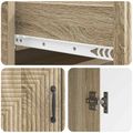 vidaXL Servírovacia skriňa Dub sonoma 66 x 34,5 x 89,5 cm