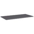 vidaXL Prídavné police 8 ks, lesklé sivé 80x40x1,5 cm, drevotrieska